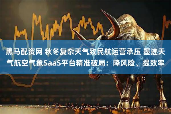黑马配资网 秋冬复杂天气致民航运营承压 墨迹天气航空气象SaaS平台精准破局：降风险、提效率